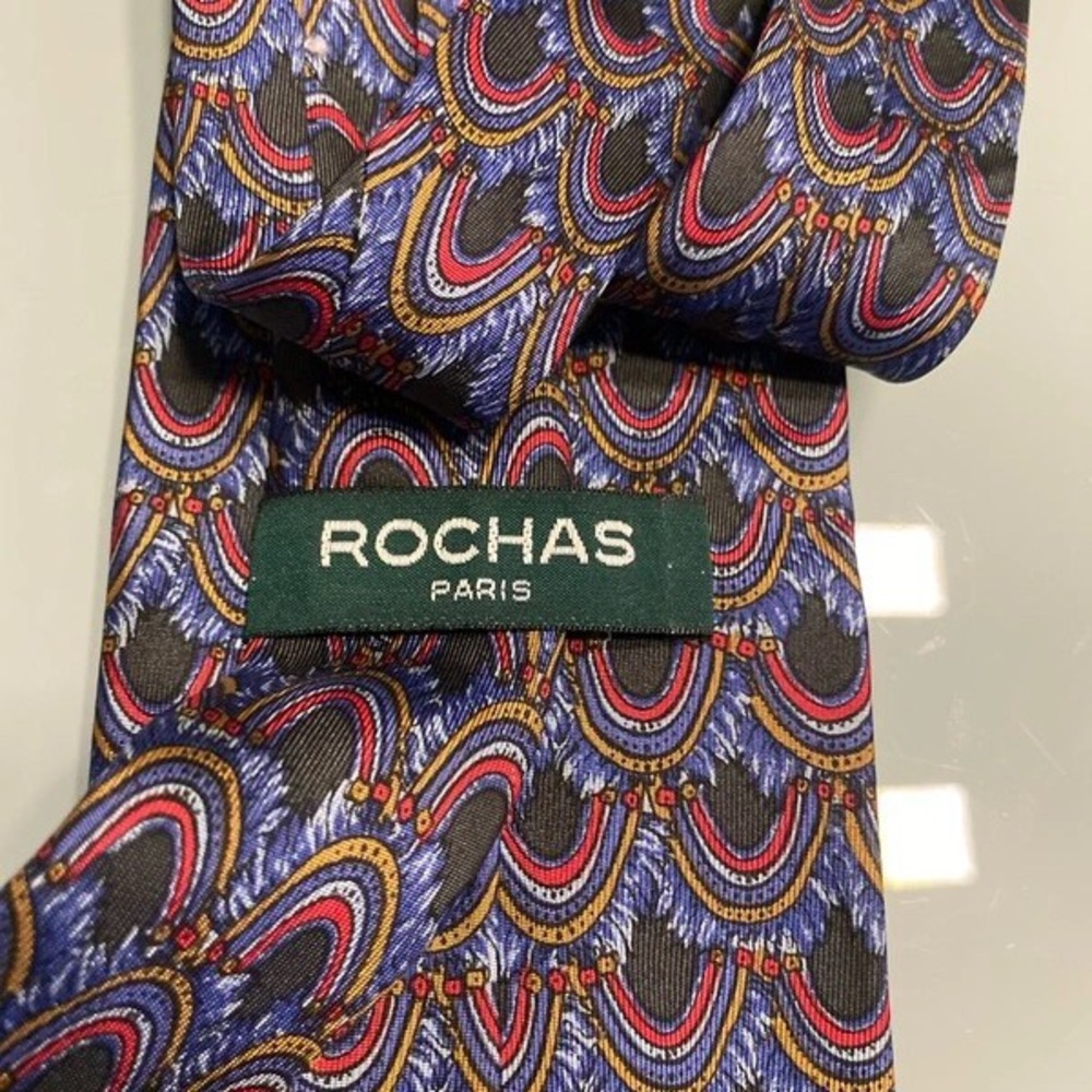 Rochas Multicolor Patterned Tie - image 3